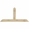 Ekena Millwork Portland Rough Sawn Timber Gable Bracket, Douglas Fir, 72"W x 36"H x 2"D x 6"F, 12/12 Pitch GBW072X36X0206POR00RDF - alternate 1